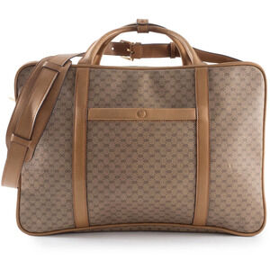 Gucci bag Boston beige brown GG suitcase